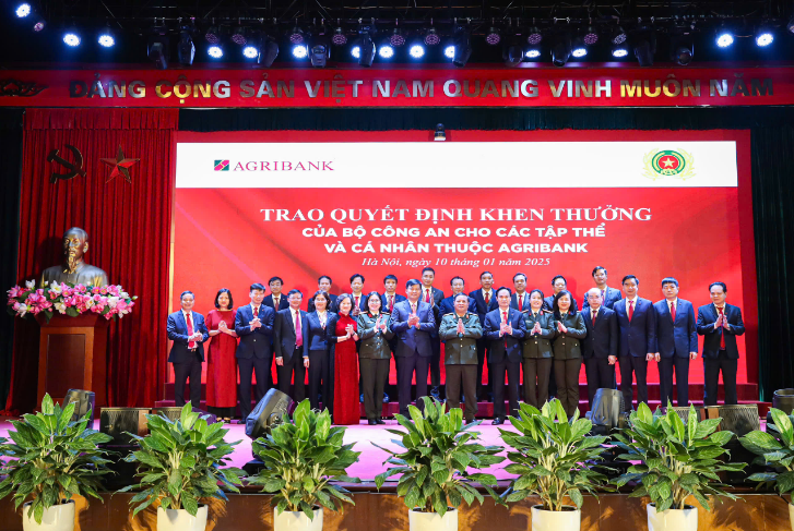 Agribank duoc cong nhan dat chuan “An toan ve an ninh, trat tu” cua Bo Cong an-Hinh-4