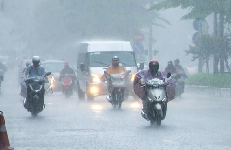 Thoi tiet ngay 30/8, nhieu khu vuc co mua dong, kha nang xay ra loc