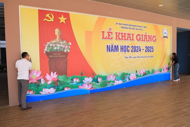 Gan 2,3 trieu hoc sinh Thu do san sang cho ngay khai giang