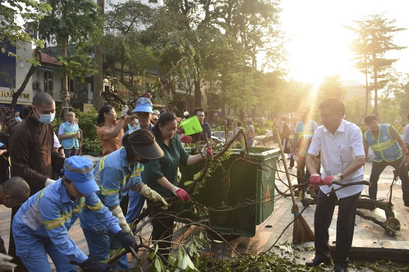 Ha Noi: Don dep truong hoc san sang don hoc sinh vao thu 2-Hinh-2