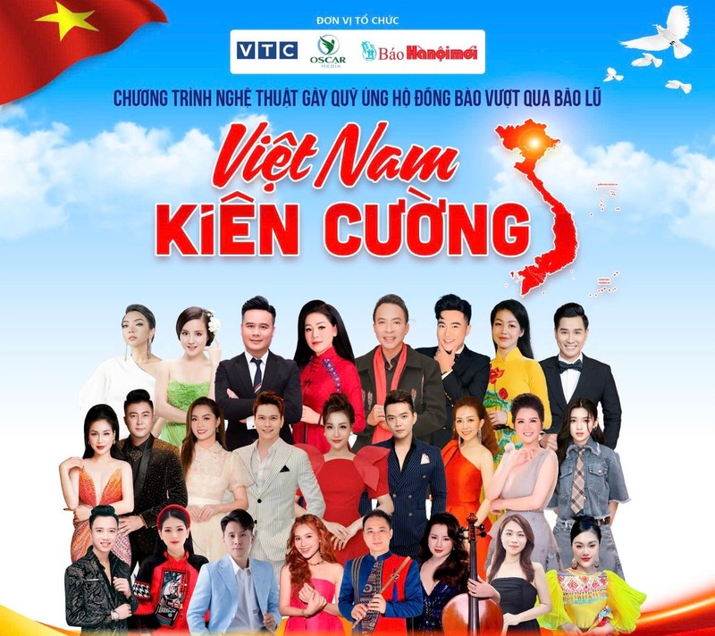 Chuong trinh nghe thuat chung tay vi dong bao vung bao lu