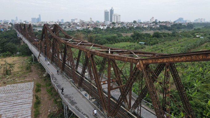 Ha Noi trinh du an nghien cuu sua chua cau Long Bien