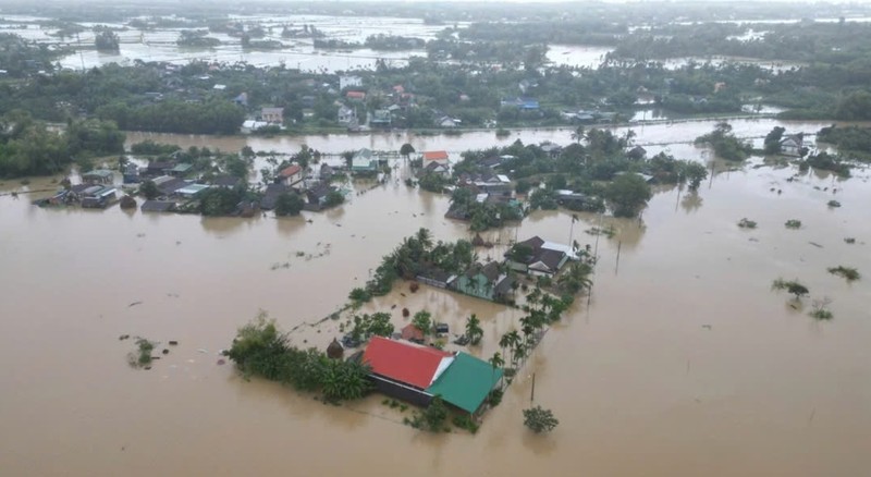 Quang Ngai: Nhieu noi bi ngap sau mua lon keo dai