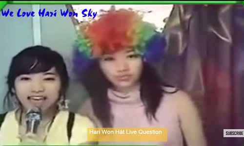 Video Hari Won hat karaoke cung em gai sieu de thuong