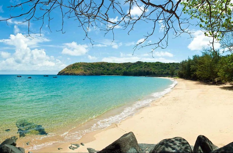Den bai Dam Trau “san” may bay ha canh