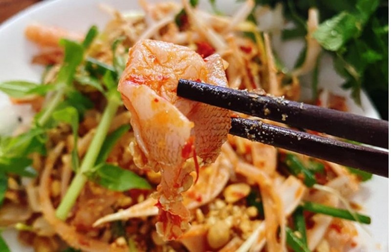 Den Ha Tinh, thuong thuc goi ca duc tinh hoa bien ca mien Trung-Hinh-6
