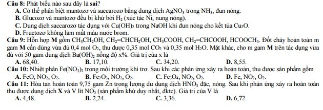De thi thu THPT quoc gia 2015 mon Hoa truong THPT chuyen DH Vinh-Hinh-2
