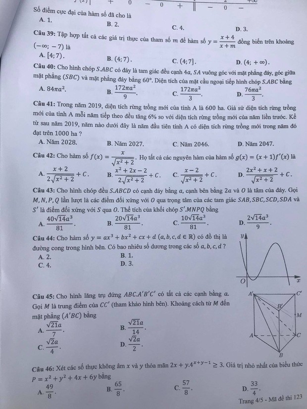 Dap an 24 ma de thi mon Toan ky thi tot nghiep THPT 2020-Hinh-4