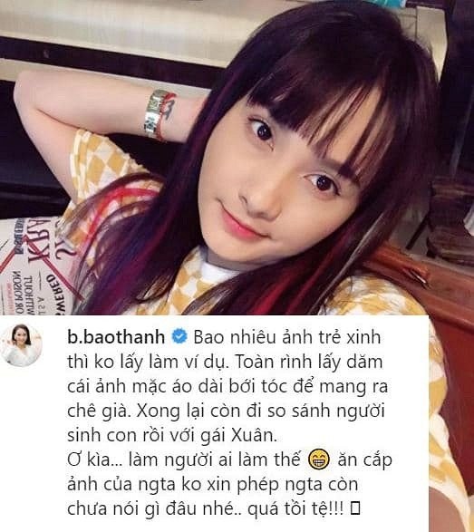 Ba bau Bao Thanh “chua ngoa” dap tra anti-fan khi bi choc gian-Hinh-2