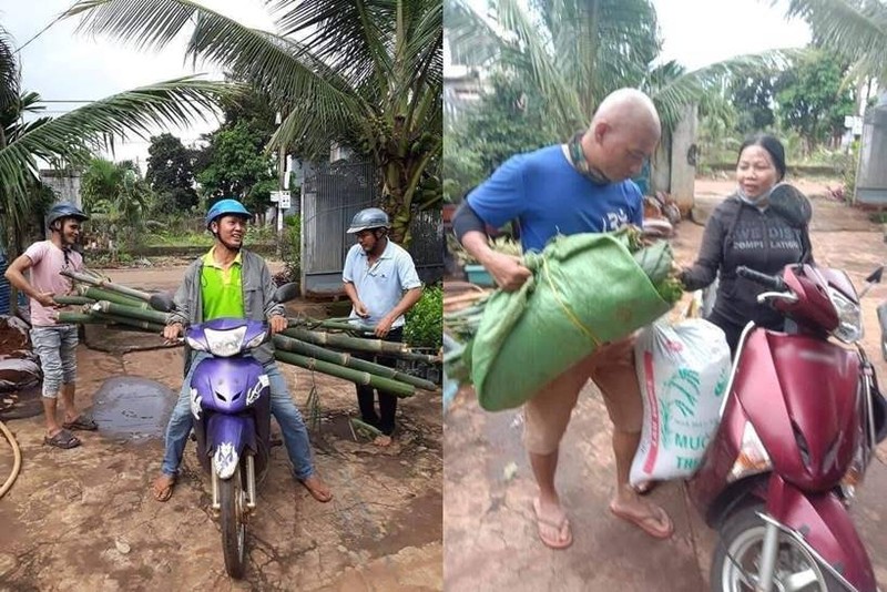 Nguoi dan “trang dem” goi ngan chiec banh chung cuu tro mien Trung-Hinh-10