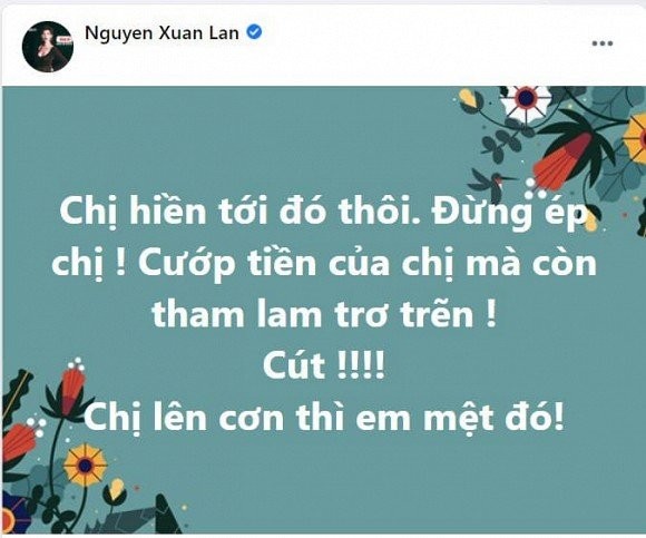 Xuan Lan bi cuop tien, ong xa binh luan khien ai cung phai cuoi nghieng nga