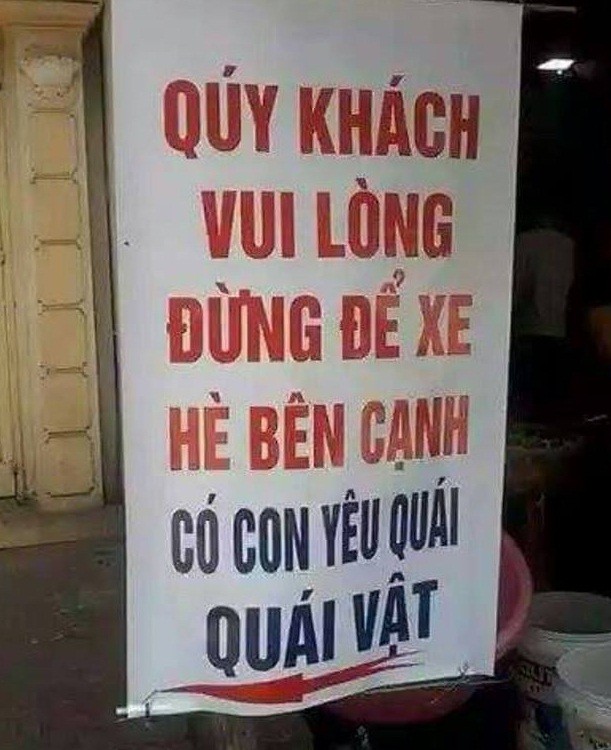 “Han han loi” voi loat bien bao ba dao ai nhin cung mac cuoi