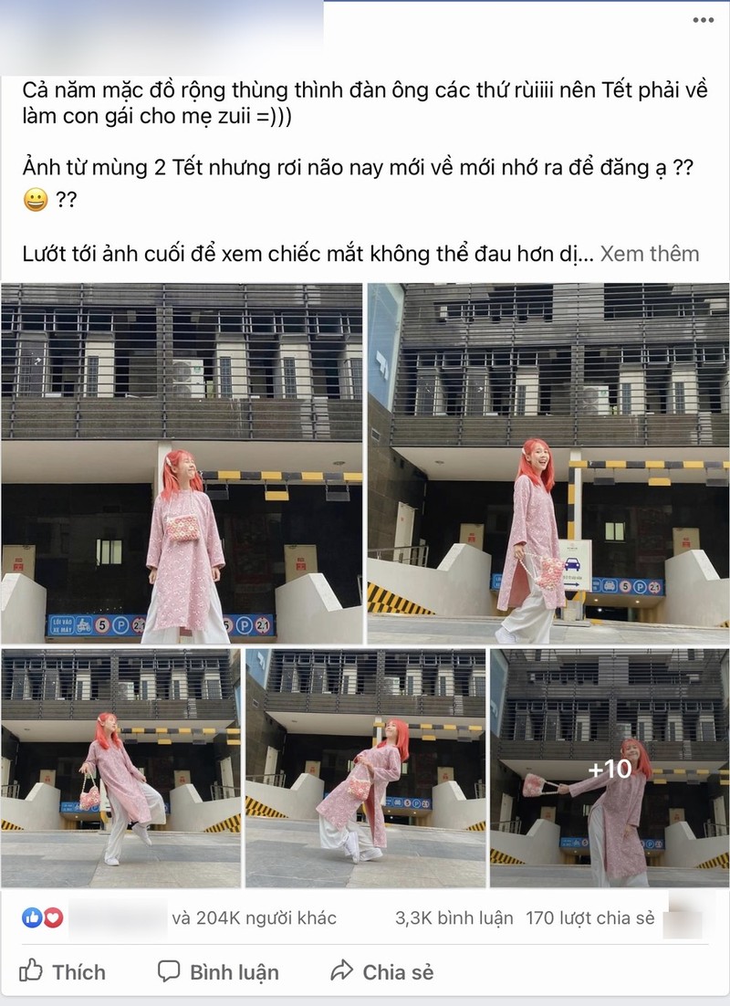 Hau Hoang “be lai” dien ao dai va cai ket bi “nem da“-Hinh-2