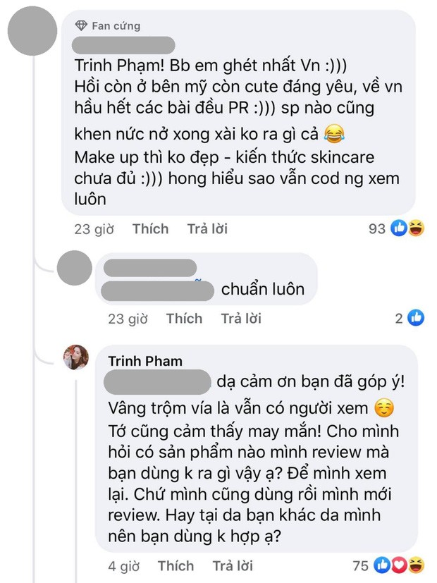 Bi goi la “beauty blogger ghet nhat Viet Nam”, Trinh Pham noi gi?-Hinh-3