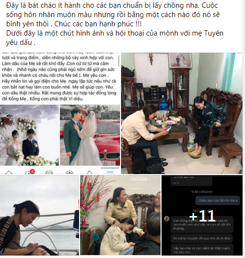 Khoe “me chong 10 diem”, nang dau khien dan mang tron mat ghen ti