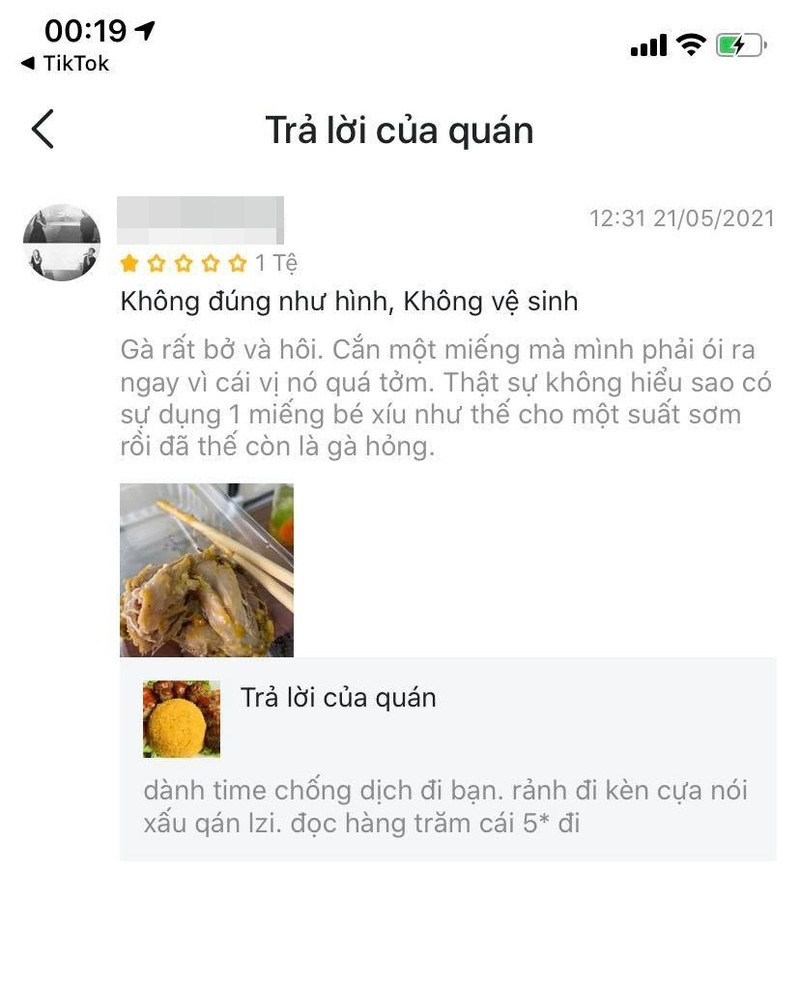 Bi danh gia 1 sao, tiem com ga dap tra khien netizen lac dau-Hinh-3