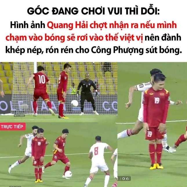 Quang Hai bat che do “dung hinh”, netizen che anh bong da 