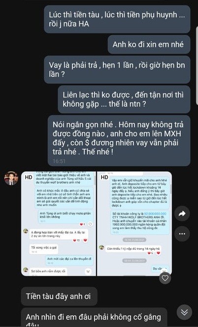 Cuu hot boy bi to no 200 trieu mai khong tra, netizen 