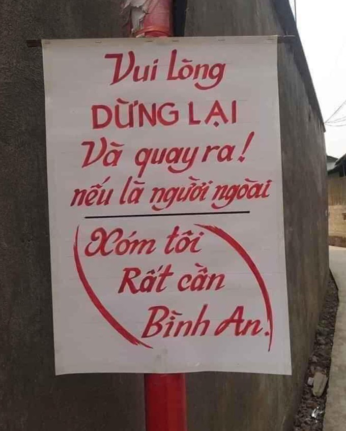 Can than mua dich, nhieu chu nha dat bien thong bao doc 