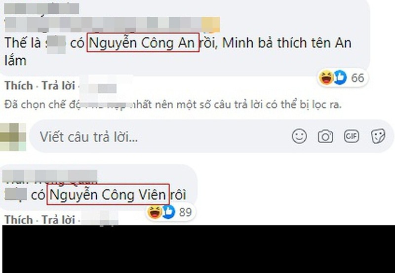 Cong Phuong len chuc bo, netizen dat ten con ho 