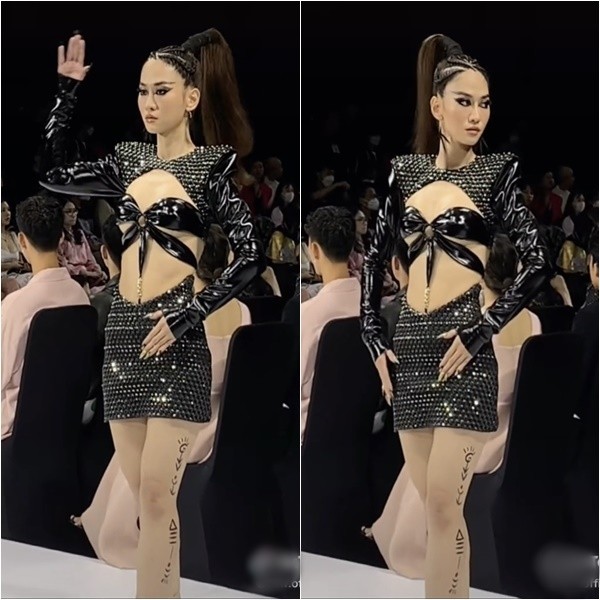 Di catwalk bi che nhu “tac pham trao phung”, Le Bong noi gi?-Hinh-5