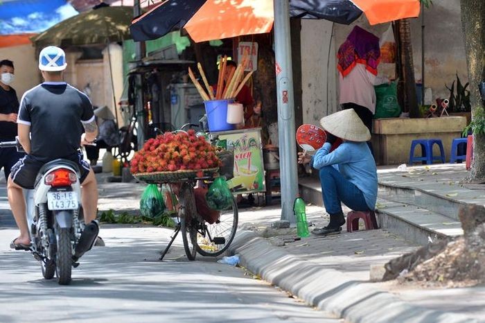 Ha Noi: Nhiet do ngoai troi 50 do C, nguoi lao dong van muot mai muu sinh-Hinh-7