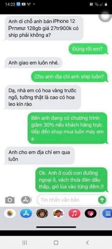 “Thanh san sale” ghi dia chi lam shipper meo mat-Hinh-4