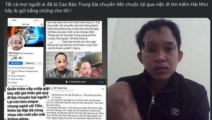 Chi gai Luong Hai Nhu buc xuc vi 'thay boi' keu goi gop tien de tim kiem nan nhan?