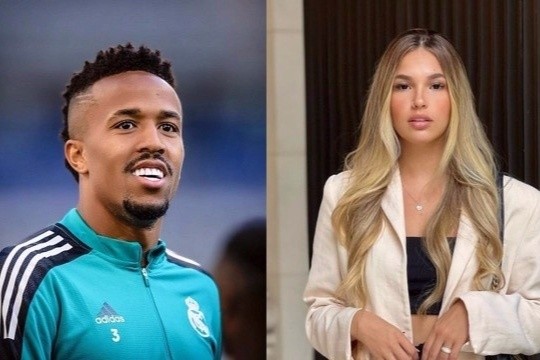 Eder Militao co ban gai moi