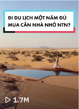 Nu TikToker chi tien du lich bang mua can nha lam netizen “choang“