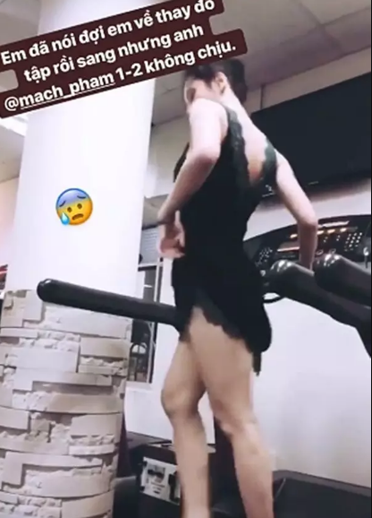 “Nu than co bap” mac vay ngan cun tap gym gay tranh cai-Hinh-7