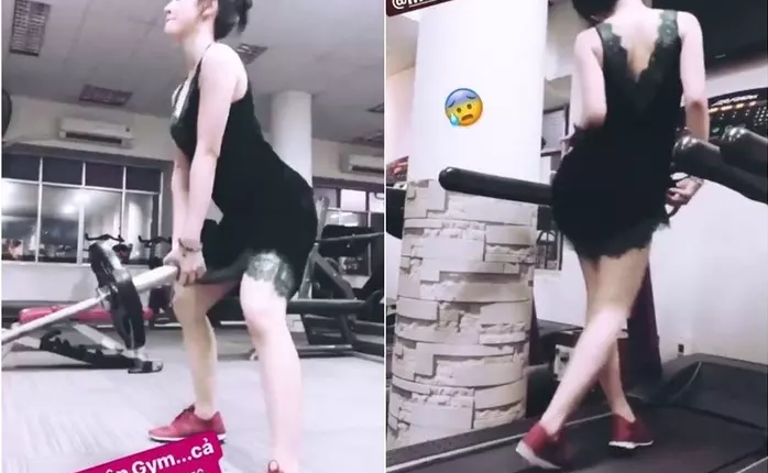 “Nu than co bap” mac vay ngan cun tap gym gay tranh cai-Hinh-8