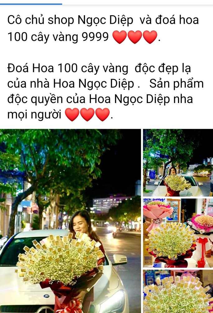 Chu nhan mon qua khung dip 8/3: Bo hoa gan 100 cay vang-Hinh-2
