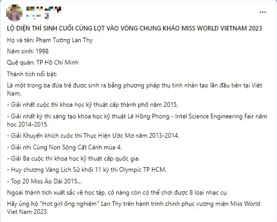 “Hot girl ong nghiem” thi Miss World Vietnam 2023 gay xon xao-Hinh-2