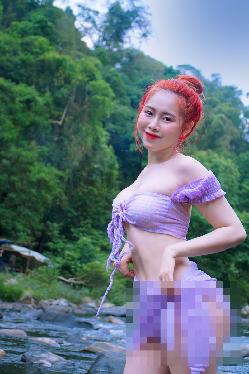 “Chi Google” Viet Phuong Thoa tam suoi, dien bikini lo dang chuan-Hinh-6