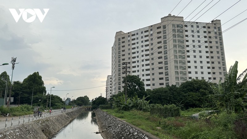 Can canh nha tai dinh cu o Ha Noi khong nguoi o, co moc um tum