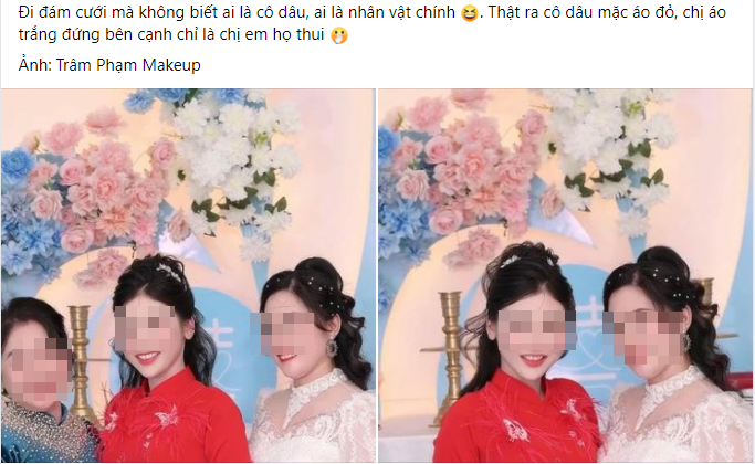 Co gai gay tranh cai khi an dien noi bat hon ca co dau