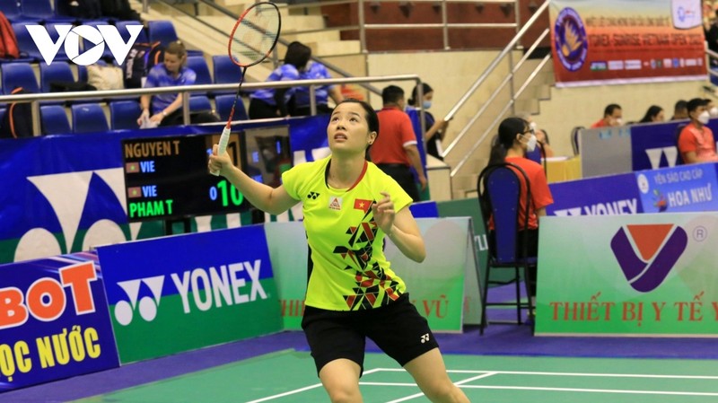 Thuy Linh la hat giong so 1 giai cau long quoc te Vietnam Open 2023