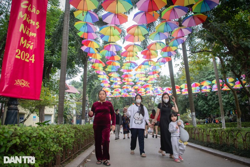 Tet Duong lich 2024: Pho di bo Ho Guom chat nhu nem-Hinh-8