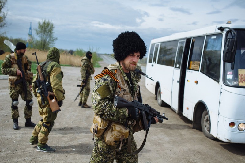 Lo bang ghi am quan Nga hua chi vien cho ly khai Ukraine