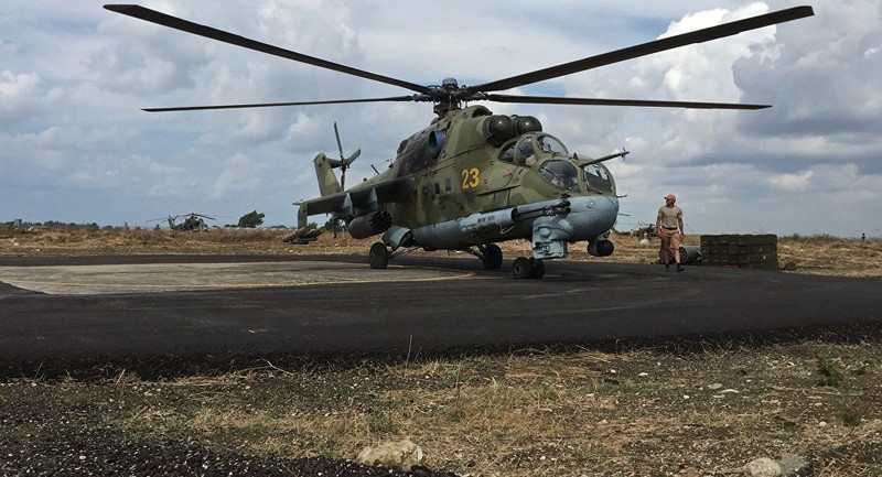 Nga dua truc thang tan cong Mi-24 sang Syria danh IS