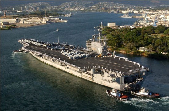 May bay Nga ap sat tau san bay My USS Ronald Reagan