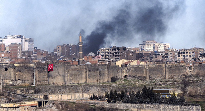 Giao tranh ac liet giua Tho Nhi Ky va nguoi Kurd o Diyarbakir