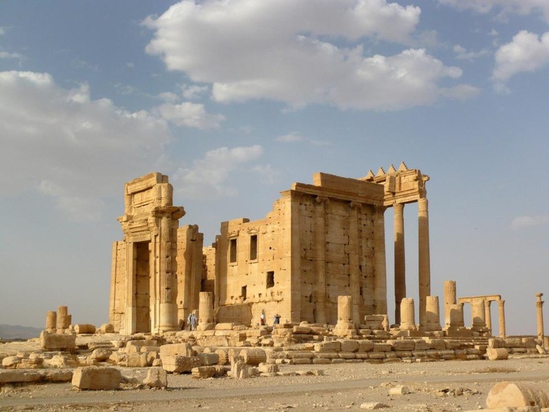 Thanh co Palmyra truoc va sau giai phong