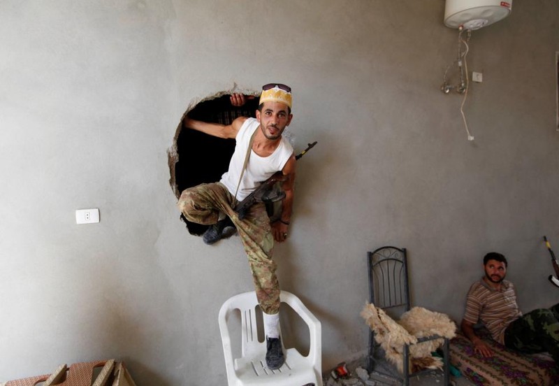 Nong hoi chien truong danh phien quan IS o Libya