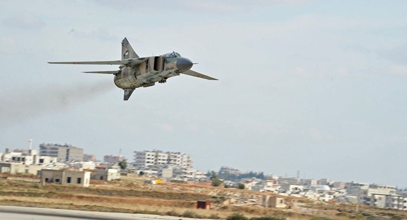 Phien quan IS ban ha MiG-23 Syria gan Palmyra