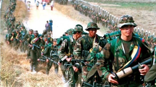 Luc luong noi day FARC bat dau giao vu khi cho chinh phu Colombia
