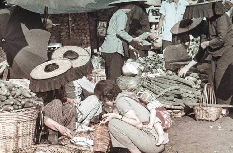 Chum anh khu Cuu Long o Hong Kong nhung nam 1960