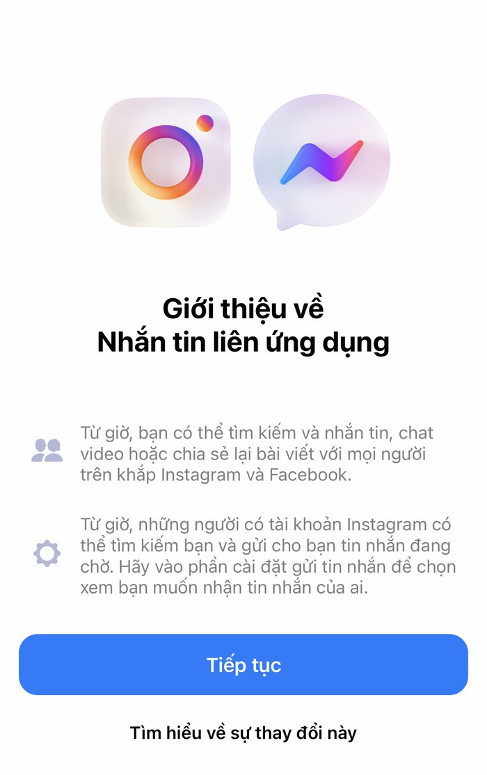 Cach nhan tin tren Facebook  va Instagram sau khi 've mot nha'-Hinh-2
