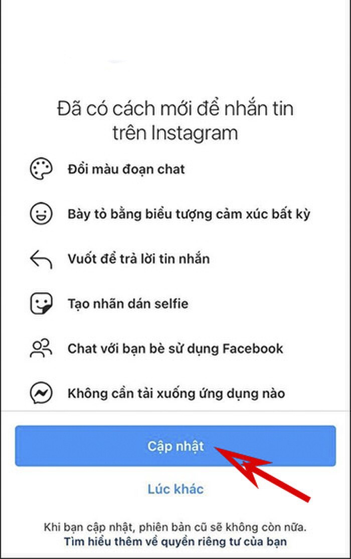Cach nhan tin tren Facebook  va Instagram sau khi 've mot nha'-Hinh-4